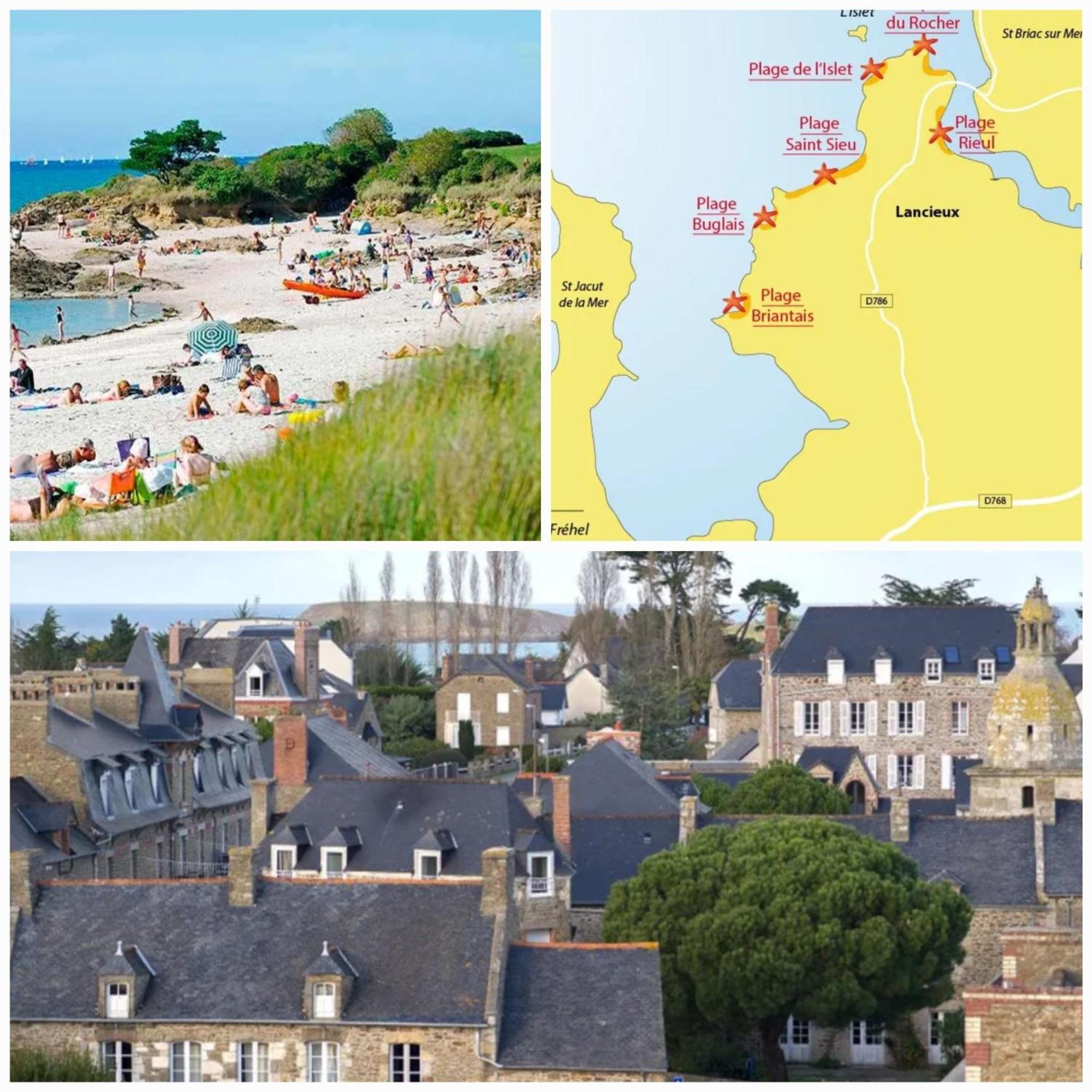 Maison Familiale Sur La Cote D'Emeraude Лансьє Екстер'єр фото